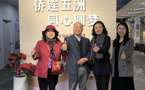 巴西著名侨领陈荣正先生回乡访问