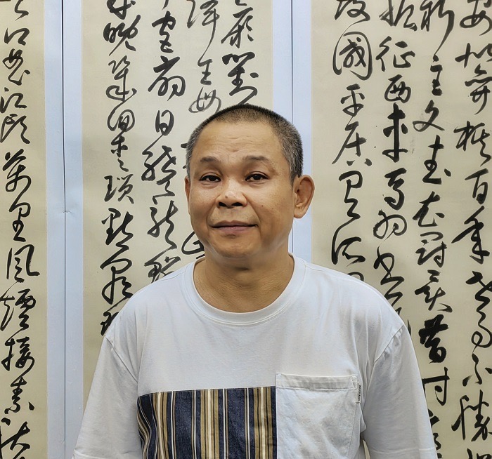 岭南五人书画精品展广州白云国际机场盛大开幕