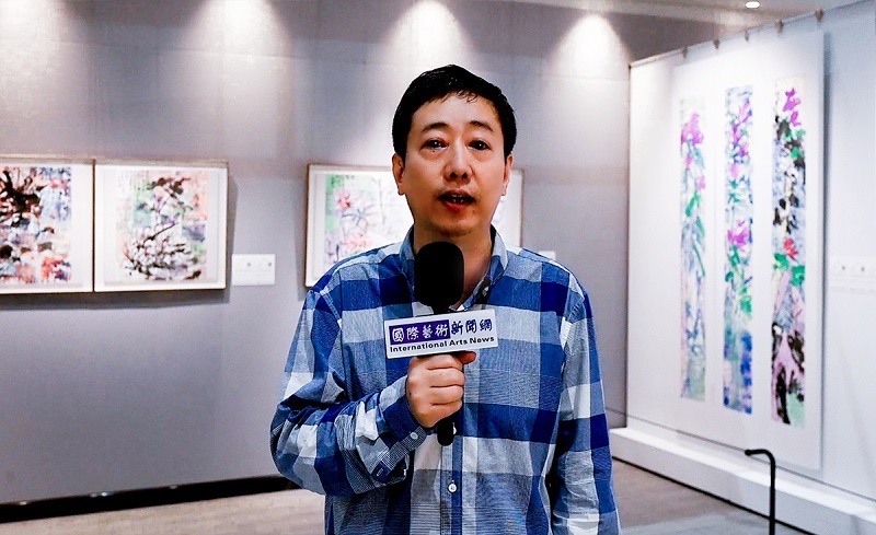 岭南五人书画精品展广州白云国际机场盛大开幕