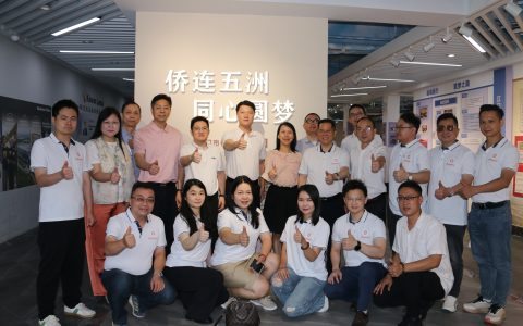 肇庆四会市侨联、侨青联到江门交流