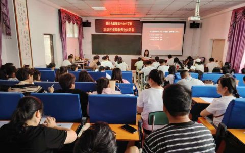 越西县越城镇中心小学校开展 2025 年暑期教师全员培训