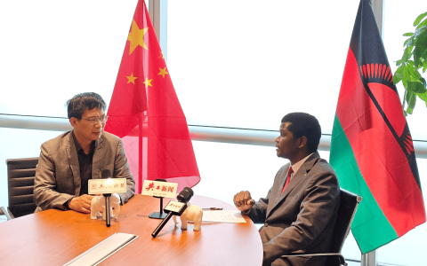 共工新闻社独家专访马拉维共和国2030年总统候选人贾尼·格雷·卡苏达