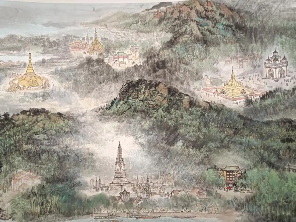 「侨乡故事」《粤侨五洲图》羊城展出：一图画写华侨沧桑