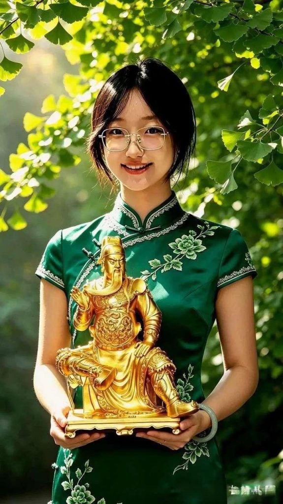 18岁少女露兮，立志走遍天涯敬拜关公，亲手绘制108幅关公美图